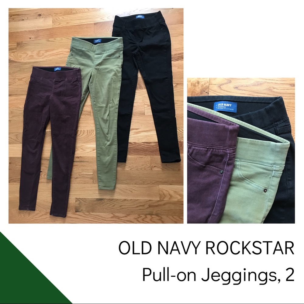 Bundle of 3 Old Navy Rockstar Jeggings, size 2